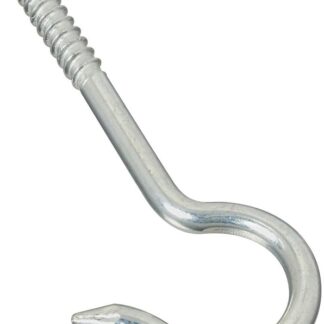 National Hardware 2040BC N220-509 Ceiling Hook, 60 lb Working Load, #3, Steel, Zinc Sells in Quantity of 20