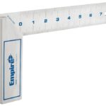 Empire True Blue Series 122 Try Square, Inch Graduation, Stainless Steel