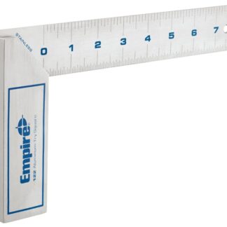 Empire True Blue Series 122 Try Square, Inch Graduation, Stainless Steel