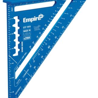 Empire E2994 Rafter Square, 0.125 in, Aluminum, 7 in L, 7-1/4 in W