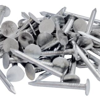 ProFIT 0132048 Hand Drive Roofing Nail, 7/8 in L, Flat Head, 11 ga Gauge, Steel