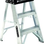 Louisville AS3002 Step Ladder, 105 in Max Reach H, 1-Step, 300 lb, Type IA Duty Rating, 3 in D Step, Aluminum
