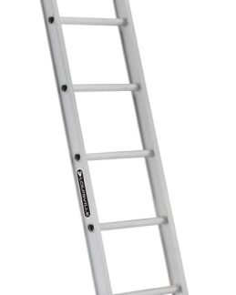 Louisville AE2110 Extension Ladder, 158 in H Reach, 300 lb, 1-1/2 in D Step, Aluminum, Natural