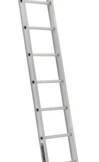 Louisville AE2112 Extension Ladder, 181 in H Reach, 300 lb, 1-1/2 in D Step, Aluminum, Natural