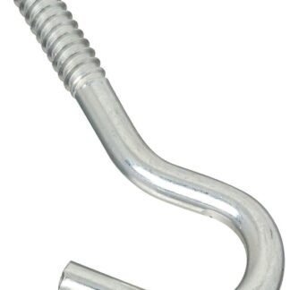 National Hardware 2156BC Series N220-889 Screw Hook, 3/8 in Opening, 4-7/8 in L, Steel, Zinc Sells in Quantity of 10
