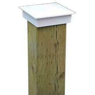 Imperial C020404 Fence Cap, 4 in L, 4 in W, Plastic, Brown