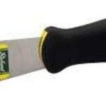 Richard RUB-3F Flexible Putty Knife, 3 in W Blade, HCS Blade, Santoprene Handle, Ergonomic Handle