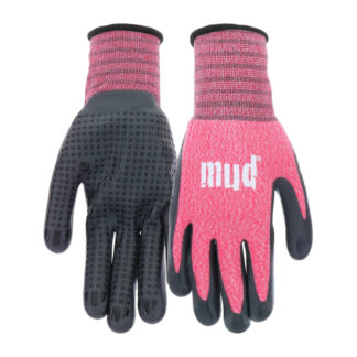 Mud 9214404 Nitrile Gloves, XS/S - Watermelon & Black