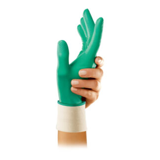 Vileda 137550 Cotton & Nitrile Gloves, S/M - Green