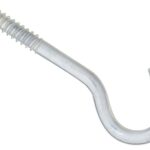 National Hardware 2156BC Series N220-871 Screw Hook, 5/16 in Opening, 4-1/2 in L, Steel, Zinc Sells in Quantity of 10