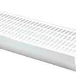 Amerimax T0402 Leaf Guard, 5 ft L, White Sells in Quantity of 20