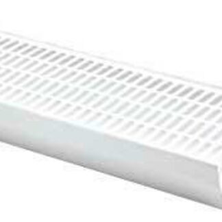 Amerimax T0402 Leaf Guard, 5 ft L, White Sells in Quantity of 20