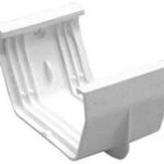 Amerimax T0405 Gutter Spike, 4 in Gutter, Vinyl, White