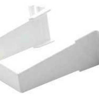 Amerimax T0534 Downspout Clip, Vinyl, White