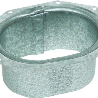 Amerimax 29051 Gutter Outlet, 5 in Gutter, Galvanized Steel