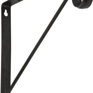 National Hardware S822-092 Shelf and Rod Bracket, 125 lb, Steel, Oil-Rubbed Bronze