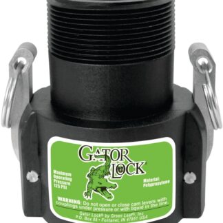 Green Leaf 200B/GLP200BNL Cam Lever Coupling, 2 in, Female x MNPT, Glass Filled Polypropylene