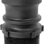 Green Leaf 150F/GLP150F Cam Lever Coupling, 1-1/2 in, Male x MNPT, Polypropylene