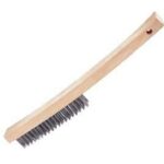 Hyde Richard Series 03253 Wire Brush, 1 in L Trim, Carbon Steel Bristle
