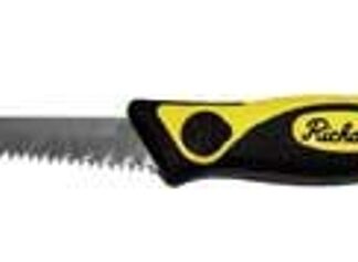 Richard 18818 Jab Saw, 6 in L Blade, Steel Blade, Ergonomic Handle, Rubber Handle