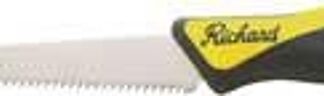 Richard 18828 Jab Saw, 6 in L Blade, Steel Blade, Ergonomic Handle, Rubber Handle