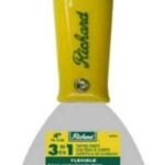 Richard 01211 Flexible Putty Knife, 1-3/16 in W Blade, HCS Blade, Polypropylene Handle