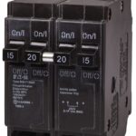 Eaton BQLT15220 Replacement Classic Circuit Breaker, Quad Type BQL, 15 to 20 A, 4-Pole, 120/240 VAC, Independent Trip