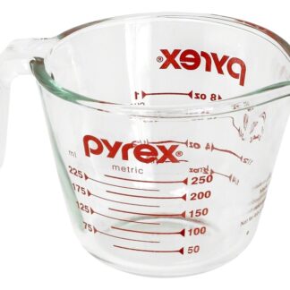 Pyrex 6001074 Measuring Cup, 250 mL, Glass, Clear