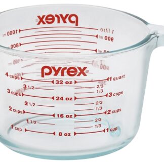 Pyrex 6001076 Measuring Cup, 1 L, Glass, Clear