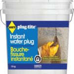 Sakrete 12171015 Plug-Tite Cement, Gray, Powder, 15 kg, Pail