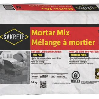 Sakrete 11031130 Mortar Mix, Gray, Powder, 30 kg, Bag
