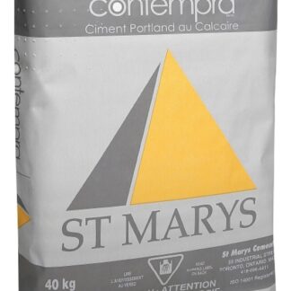 St Marys Cement Contempra 13201040 Portland Cement, Gray/White, Powder, 40 kg
