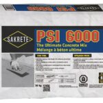 King SAKRETE PSI 6000 Series 11509030 Concrete Mix, Gray, Powder, 30 kg, Bag