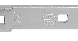 National Hardware N131-102 Strap Hinge, 0.19 in Thick Leaf, Steel, Zinc, 100 lb