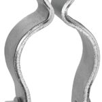 National Hardware N275-487 Pipe Gate Hinge, Steel, Zinc, 70 lb