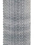 Rangemaster 6432 Poultry Netting, 50 ft L, 72 in W, 20 ga Gauge, Hexagonal Mesh, 1 in Mesh, Steel, Galvanized