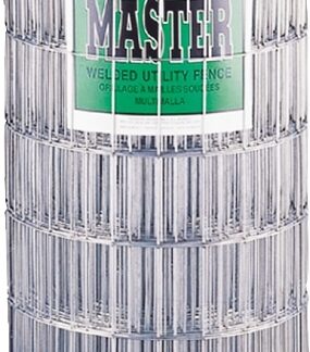 Rangemaster 7755 Welded Utility Fence, 50 ft L, 72 in H, 2 x 4 in Mesh, 14 Gauge, Galvanized