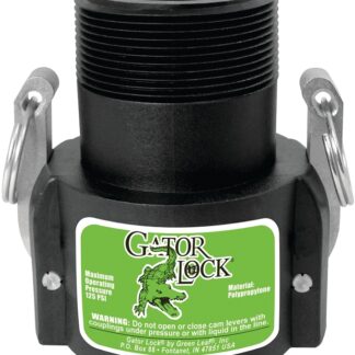 Green Leaf 150B/GLP150BNL Cam Lever Coupling, 1-1/2 in, Female x MNPT, Glass Filled Polypropylene