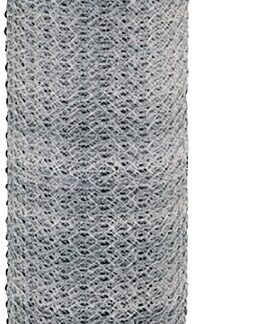 Rangemaster 5931 Poultry Net, 50 ft L, 12 in W, 20 Gauge, Hexagonal Mesh, 1 in Mesh, Galvanized Steel