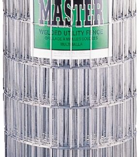 Rangemaster 7745 Welded Utility Fence, 100 ft L, 72 in H, 2 x 4 in Mesh, 14 Gauge, Galvanized