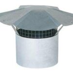 Imperial GV0598 Rain Cap with Arrestor, 6 in Dia, Galvanized Steel