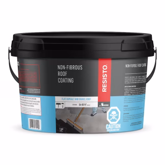 Resisto 53020 3.78L Non Fiberous Roof Coating - Black