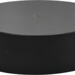 Imperial BM0030 Round End Cap, 7 in Dia, Black