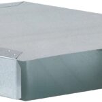 Imperial GV0092-C Side Longway Elbow, 30 Gauge, Galvanized Steel
