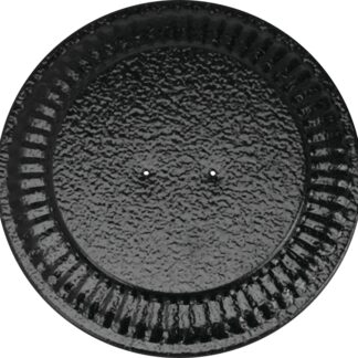 Imperial BM0026 Flue Stopper, 4 to 8 in Flue Hole, Metal, Black, Matte