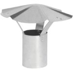 Imperial GV0589 Rain Cap, 6 in Dia, Galvanized Steel