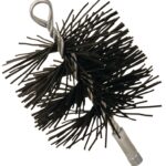 Imperial Polysweep BR0077 Round Chimney Brush, 6 in Dia Brush, Polypropylene Trim