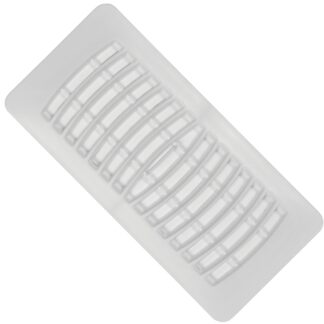 Imperial RG1458 Floor Register, Polystyrene, White