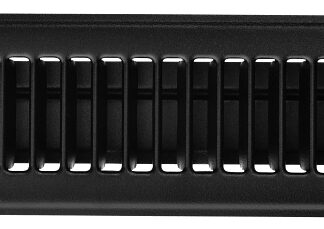 Imperial RG0164 Floor Register, Steel, Black, Powder-Coated