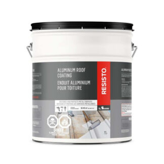 Resisto 34015 4.8 Gallon Aluminum Roof Coating